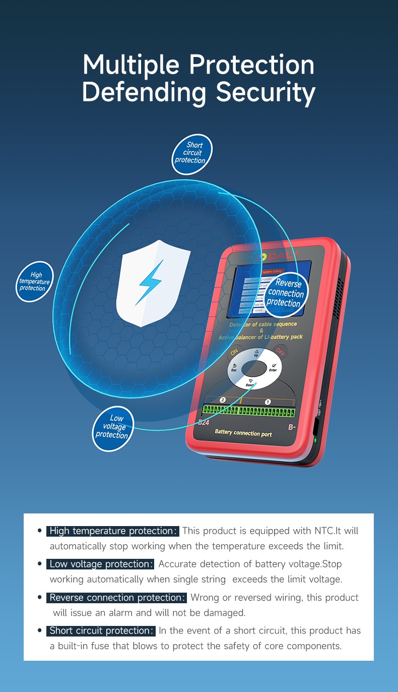 Batería de iones de litio de 12 V Bms