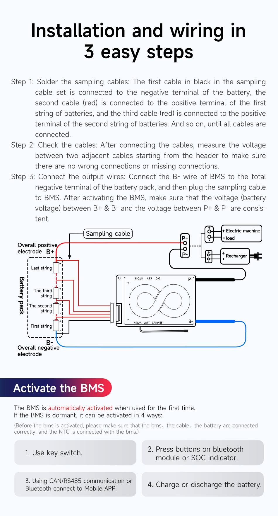 18650 Le Bms