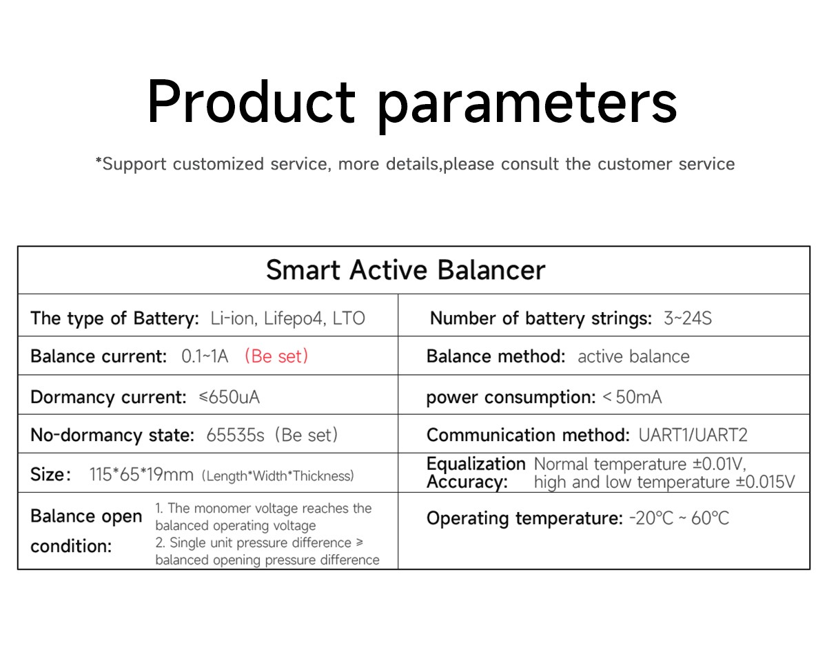 I-Balancer esebenzayo i-Lifepo4 8s