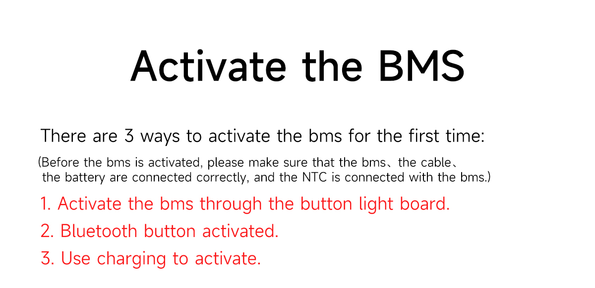 Balance au lithium Bms