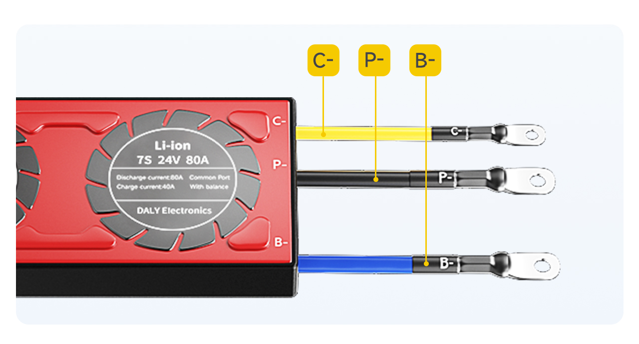 DALY Smart Lifepo4 BMS 7S 24V wiring tutorial - Daly Electronics Co., Ltd.