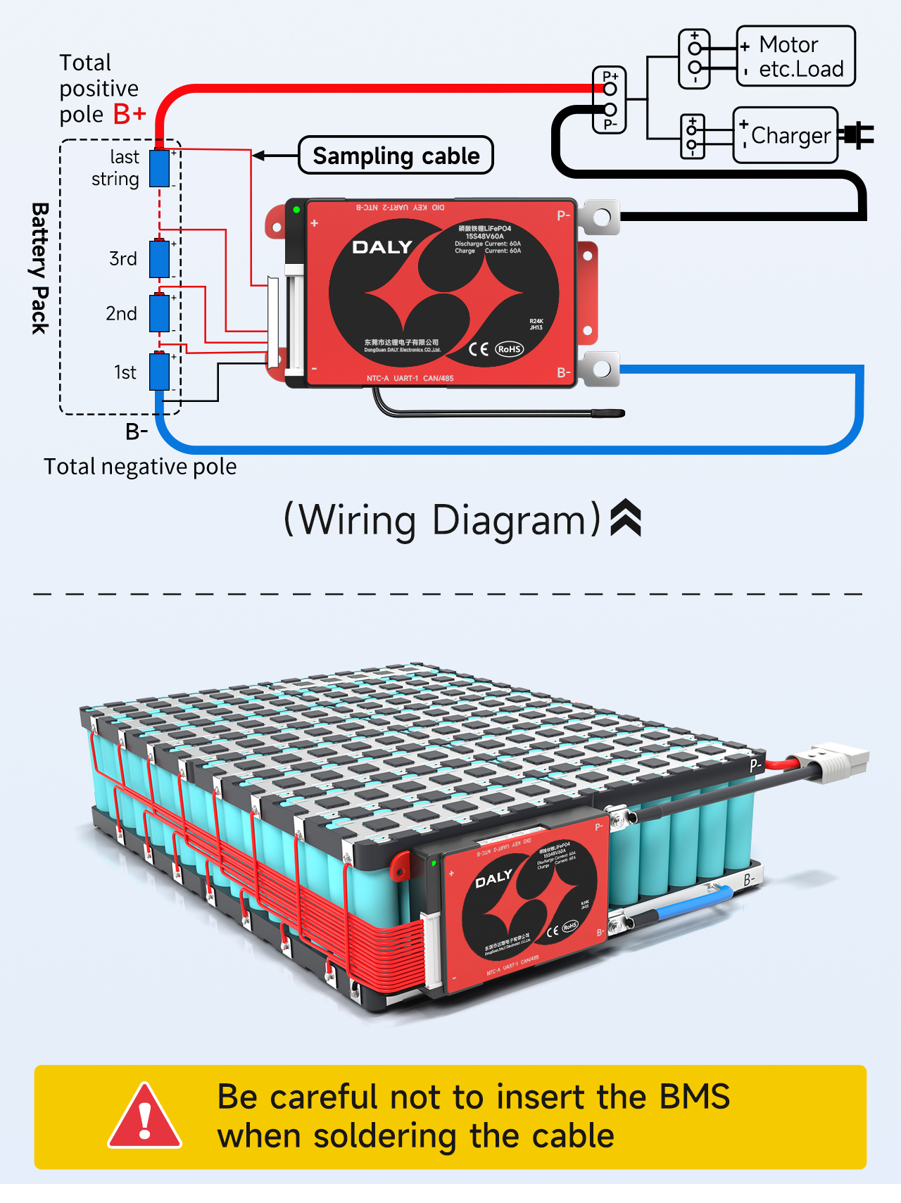 15S BMS Wiring Tutorial-01