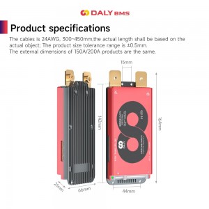 BMS 12V 200A DALY M Series Smart BMS 3S to 24S 150A