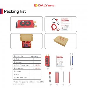 BMS 12V 200A DALY M Series Smart BMS 3S to 24S 150A